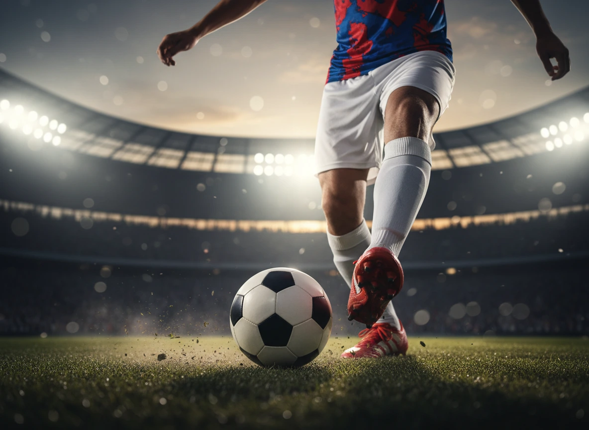 Statistiche di calcio e quote comparative su monitor digitale
